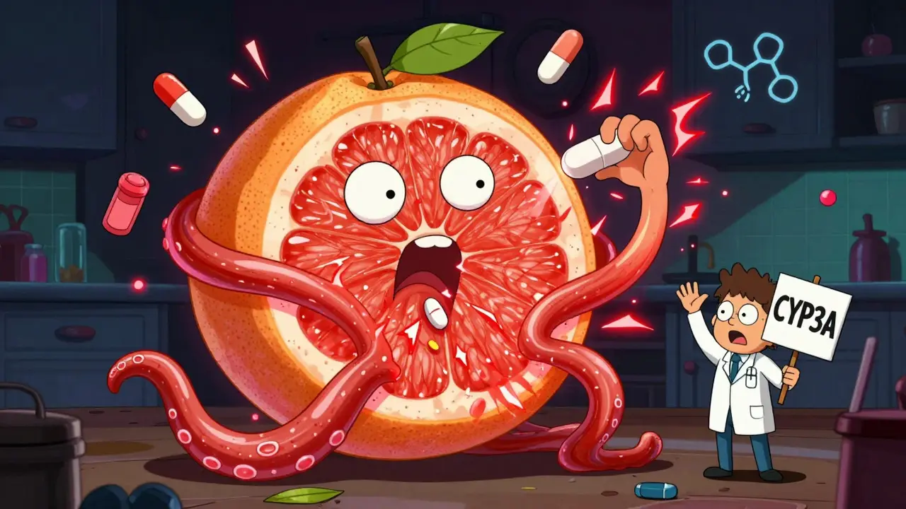 Grapefruit and Statins: What You Need to Know About the Dangerous Interaction