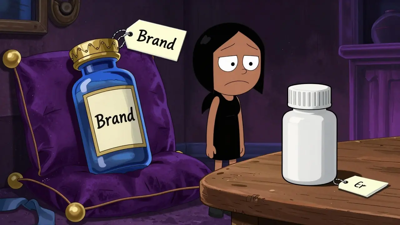 Comparison of expensive brand vs cheap generic pills